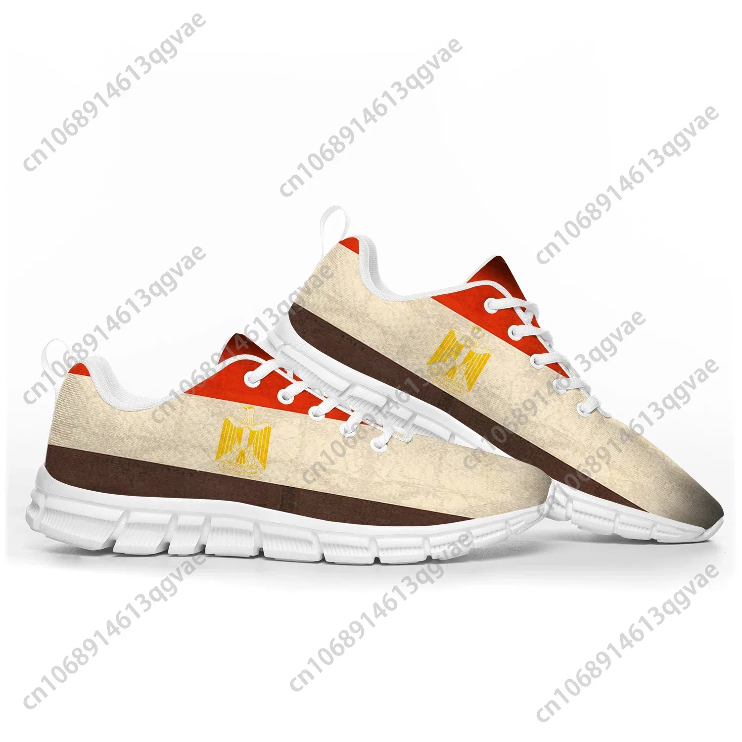 Women Shoes Egypt - Scarpe Sportive con Bandiera Egiziana per