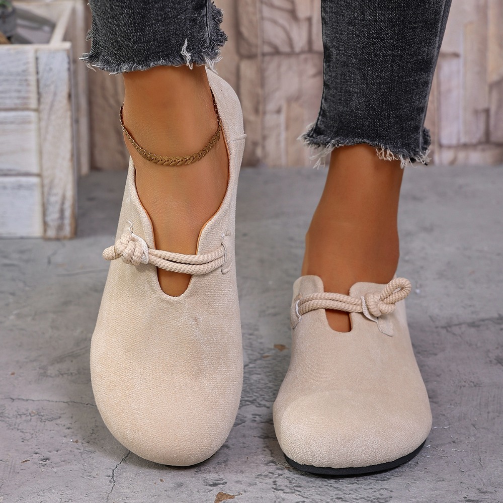 Women Shoes Size - Mocassini piatti da donna, con punta