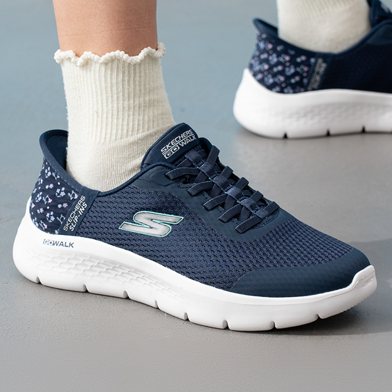 Women'S Shoes Navy Blue - Skechers 125525-NVY Scarpe da Passeggio Senza