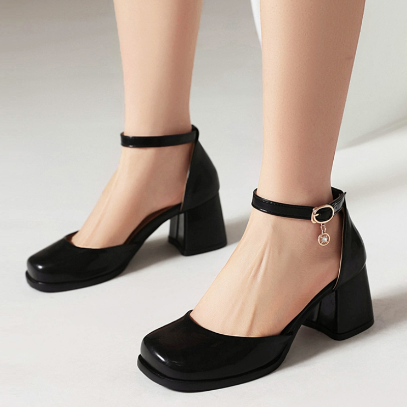 Women'S Shoes Navy Blue - Sandali con tacco alto Scarpe estive