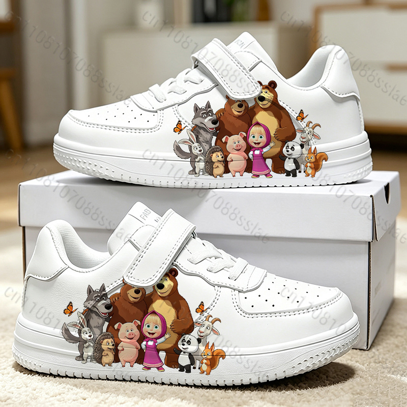 Women'S Shoes Back To School - Scarpe per Bambini Masha Bear, Scarpe