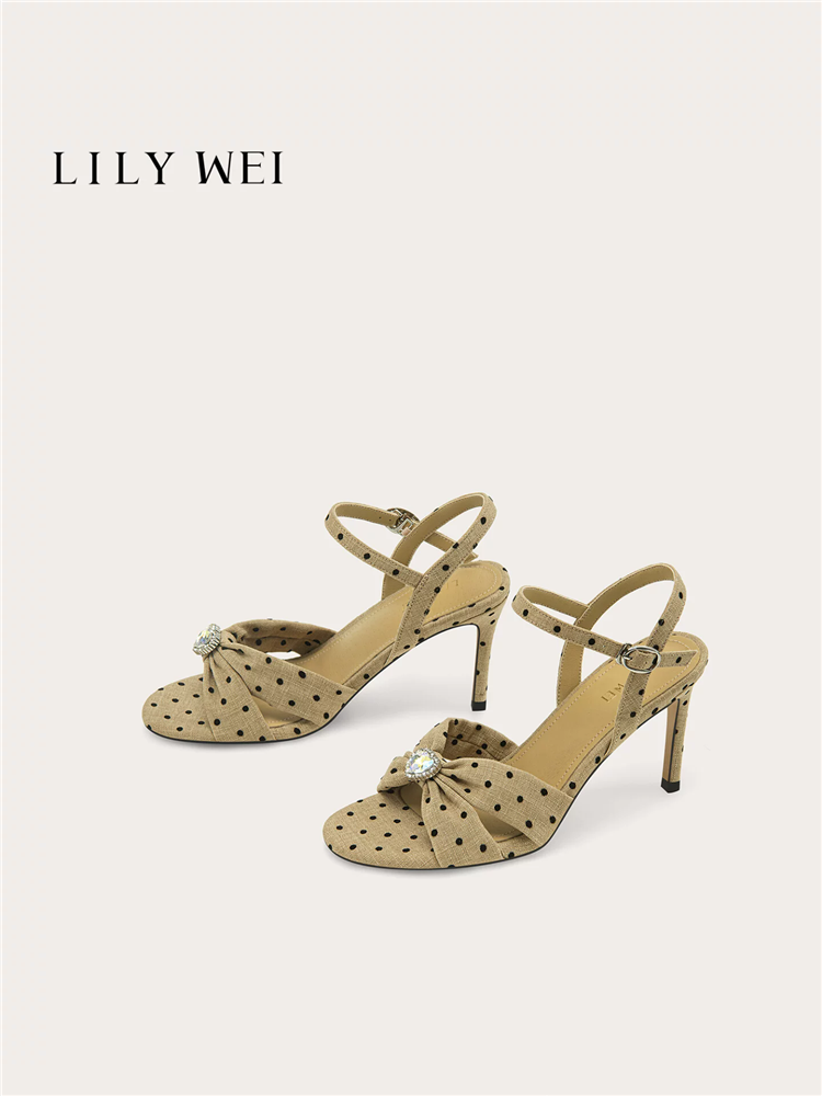 Women'S Shoes Size 12 - Sandali estivi retrò con pois e