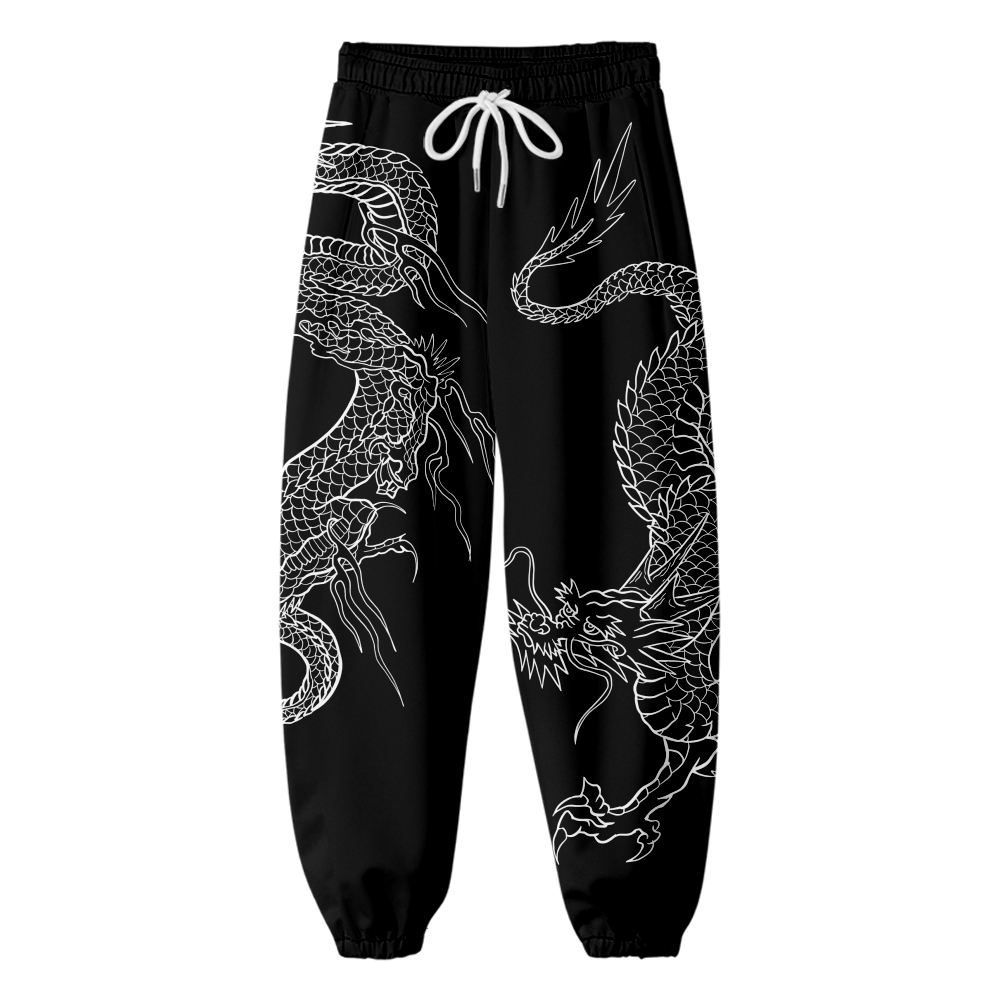Women Shoes Joggers - Pantaloni da Jogging 3D Anime Dragon,