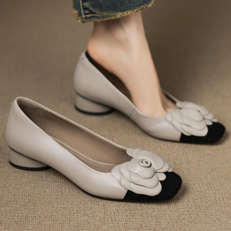 Women Shoes Size - Taglie forti 34-41 décolleté slip-on patchwork
