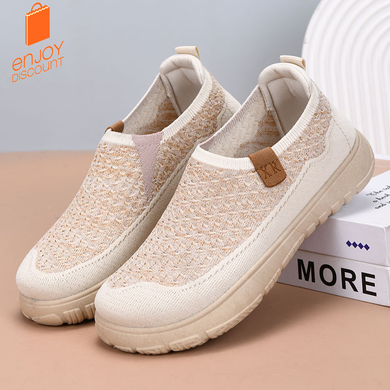 Women Shoes Loafers - Scarpe da donna in rete traspirante,
