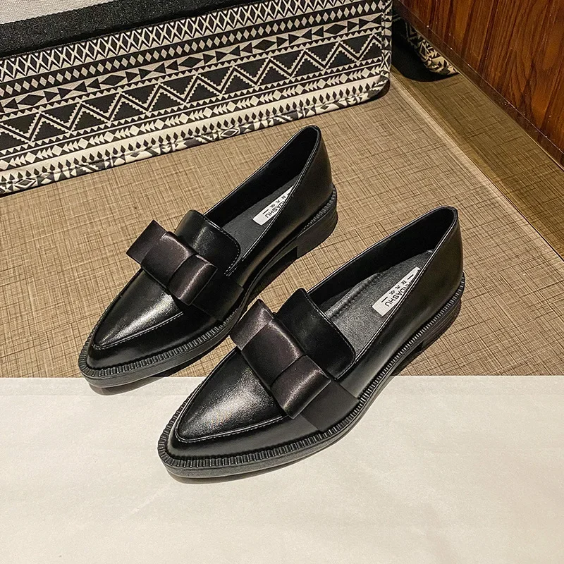 Women Shoes Loafers - Mocassini Oxford retrò da donna con