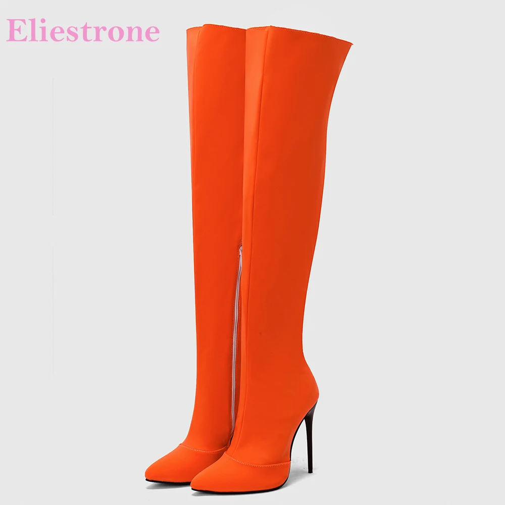 Women'S Shoes Size 12 - Nuovo inverno glamour arancione giallo donna