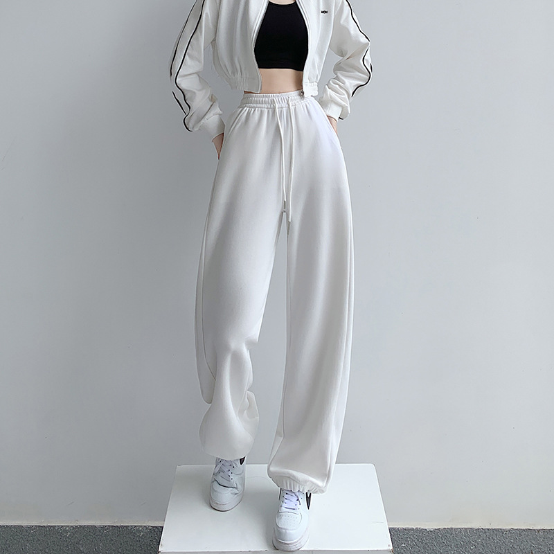 Women Shoes Joggers - Pantaloni Larghi Casual da Donna Primavera