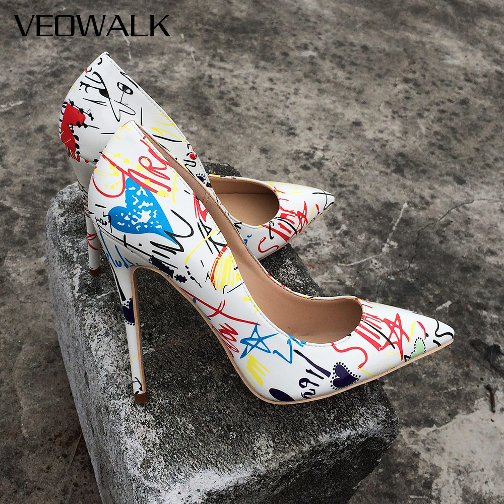 Veowalk artistico Graffiti sta - Patent Leather Pump recensione e prezzo
