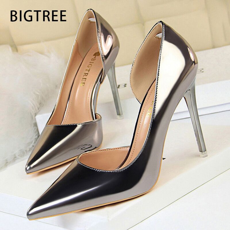BIGTREE Scarpe Donna Sexy Déco - Patent Leather Pump recensione e prezzo