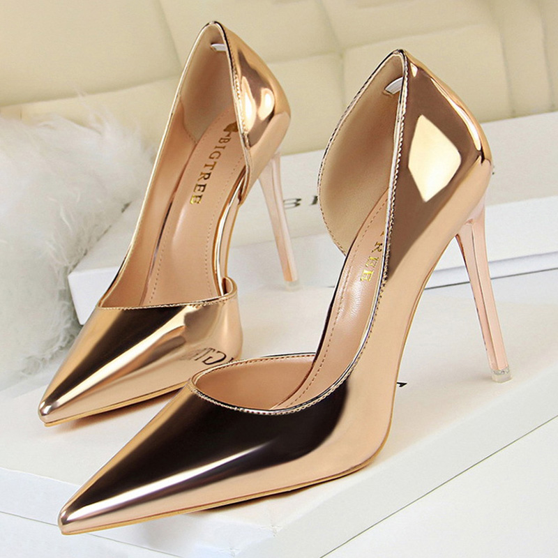 BIGTREE Scarpe Donna Sexy Déco - Patent Leather Pump recensione e prezzo