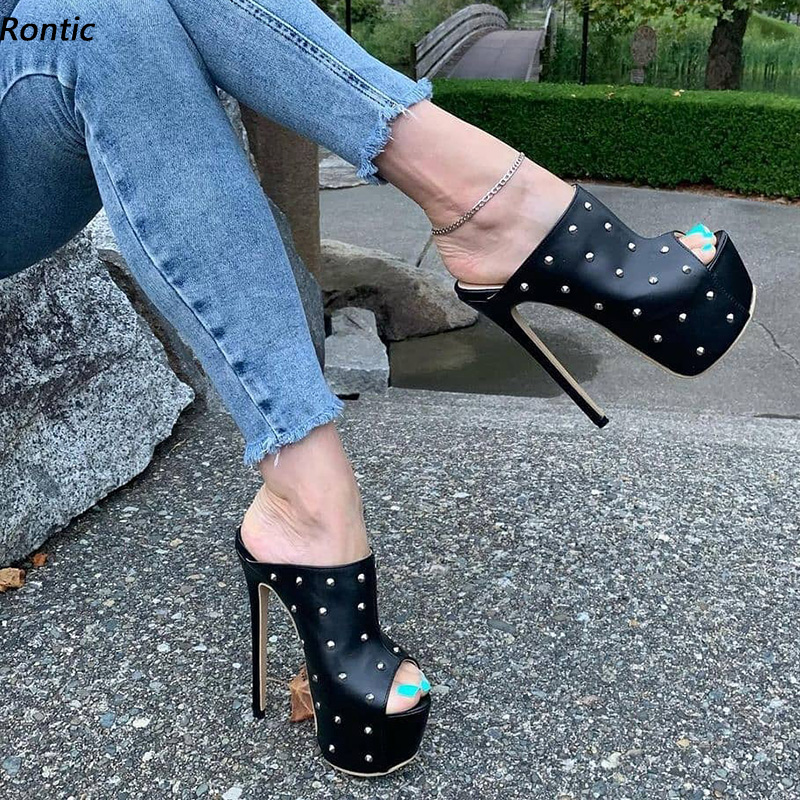 Rontic 2021 Sandali Ciabatte d - Women Shoes Waterproof recensione e prezzo