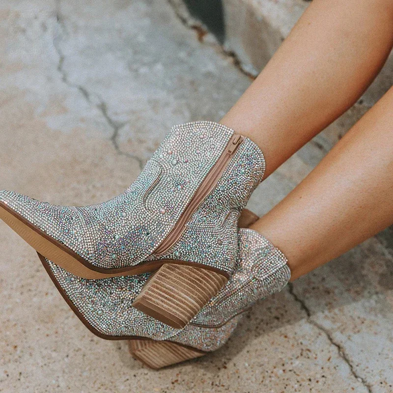 Stivali da cowboy occidentali  - Women'S Shoes Chelsea recensione e prezzo