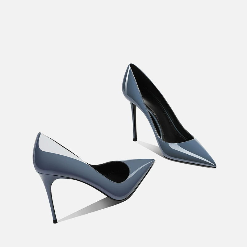 Scarpe col tacco alto grigio-b - Women'S Shoes Navy Blue recensione e prezzo