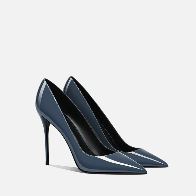 Scarpe col tacco alto grigio-b - Women'S Shoes Navy Blue recensione e prezzo