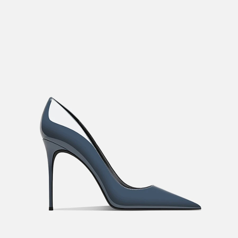 Scarpe col tacco alto grigio-b - Women'S Shoes Navy Blue recensione e prezzo