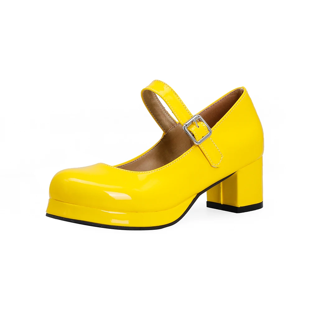 Brand New Confortevole Arancio - Patent Leather Pump recensione e prezzo