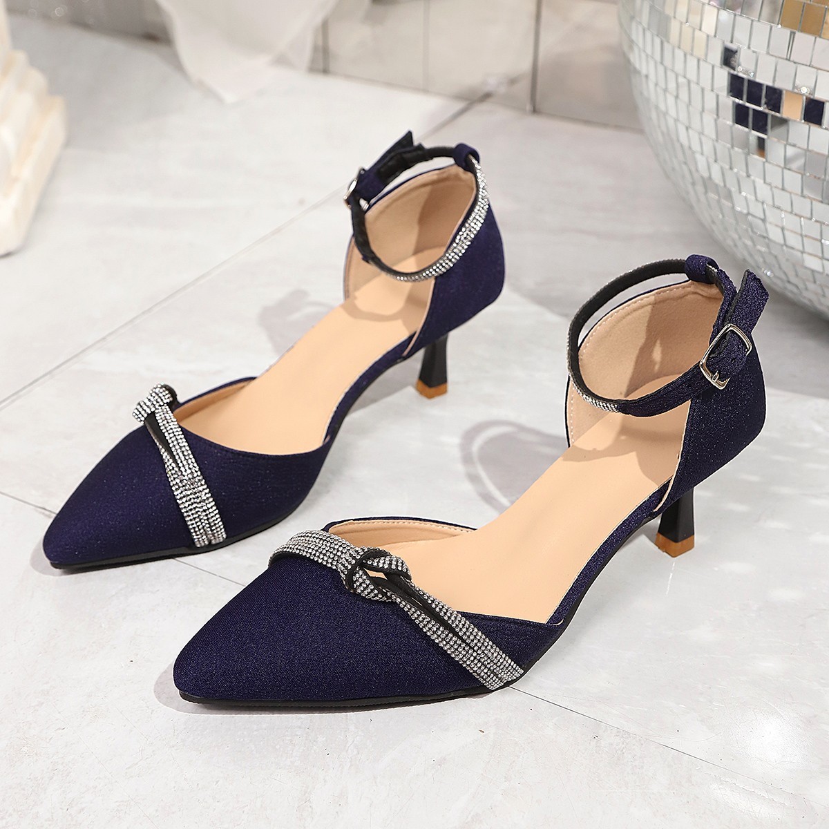 Sandali da Donna alla Moda con - Women'S Shoes Navy Blue recensione e prezzo