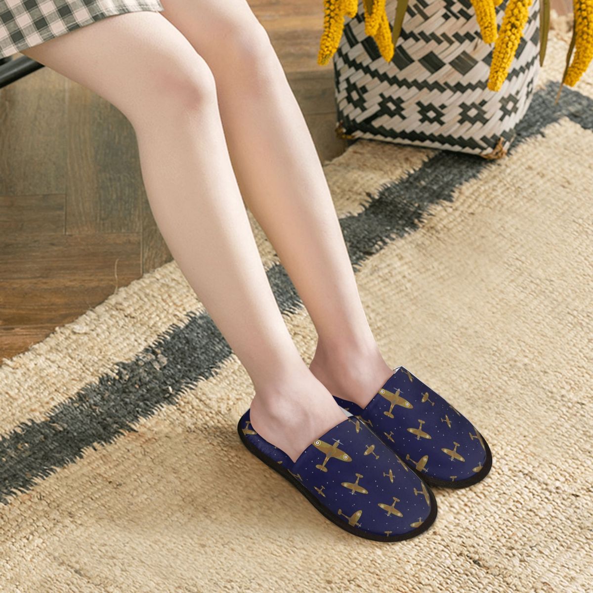 Pantofole Personalizzate con A - Women'S Shoes Navy Blue recensione e prezzo