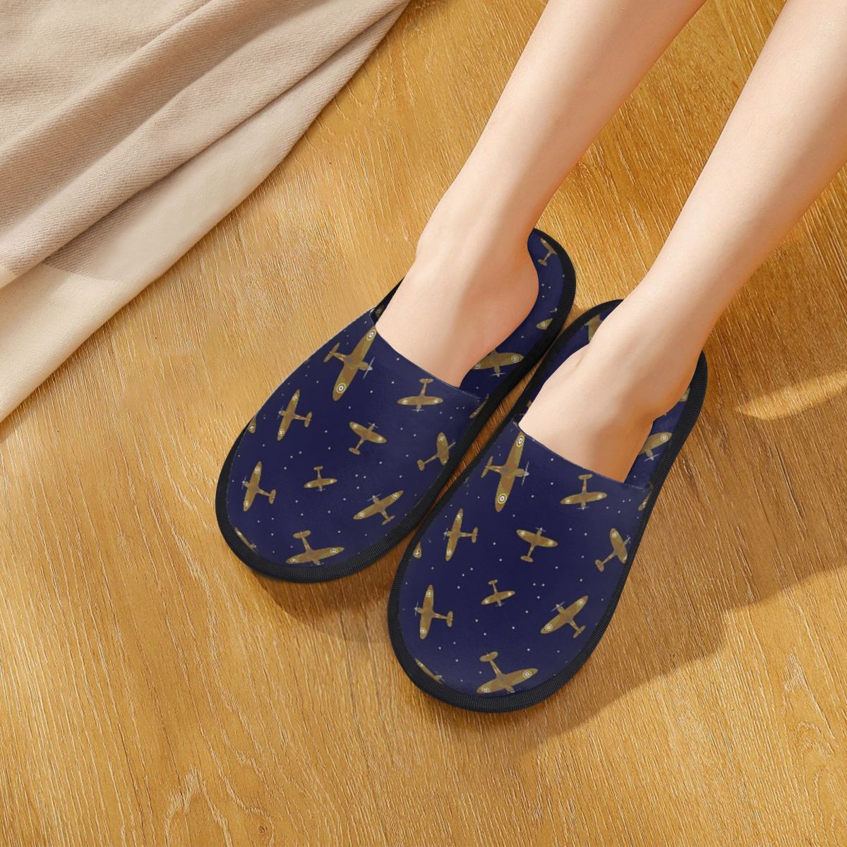 Pantofole Personalizzate con A - Women'S Shoes Navy Blue recensione e prezzo