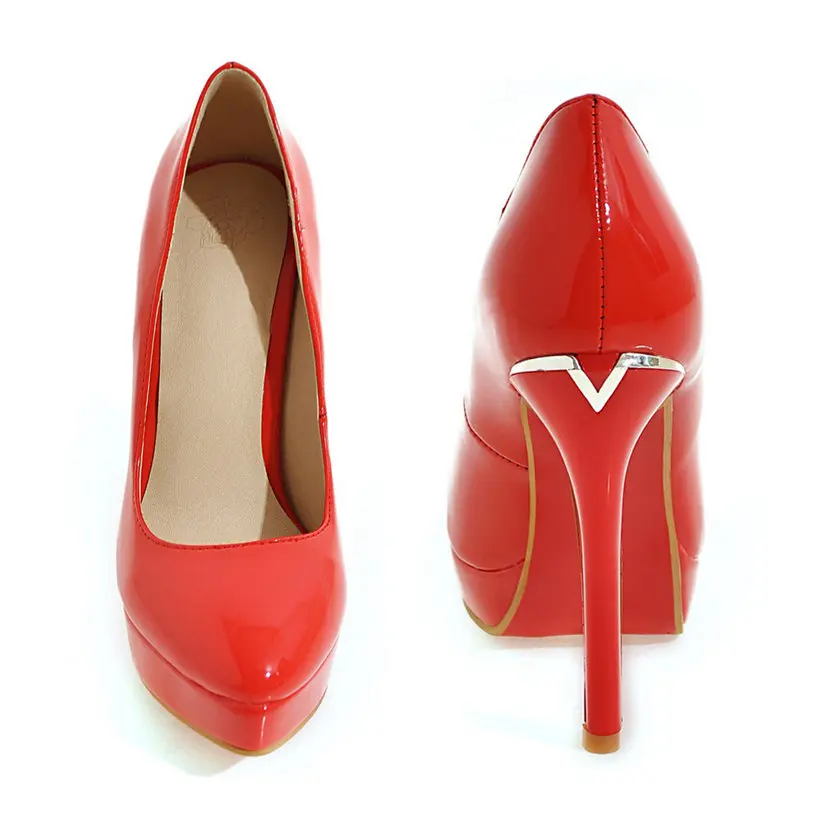 Décolleté con plateau da donna - Patent Leather Pump recensione e prezzo
